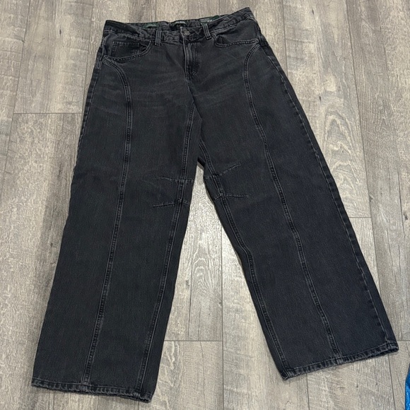 wild fable Denim - Women’s Black mid rise barrel Jeans